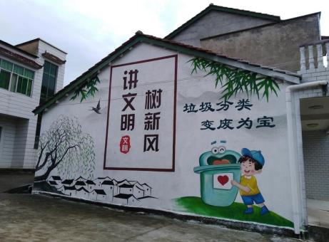 海安墙绘是现在流行的墙体广告