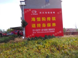 海安墙体广告影响褪色的因素