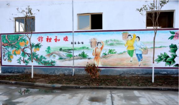 海安乡镇文化墙 乡风文明焕发新活力