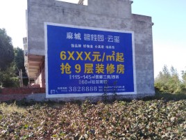 海安墙体广告的好处