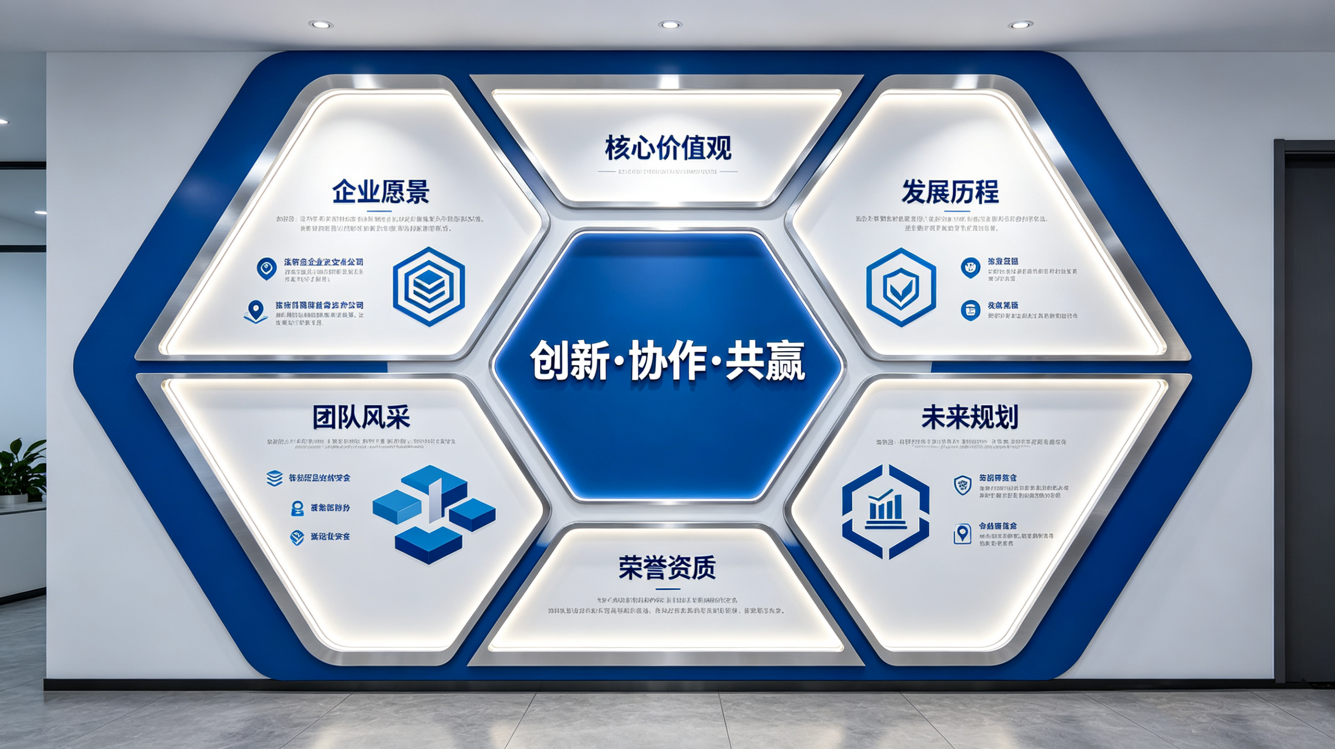 海安企业文化墙六边形避坑指南（新手常犯5个错误）